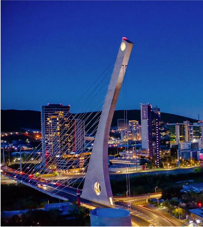 Imagen de puente atirantado